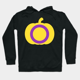 Halloween Pumpkin LGBT Flag Intersex Hoodie